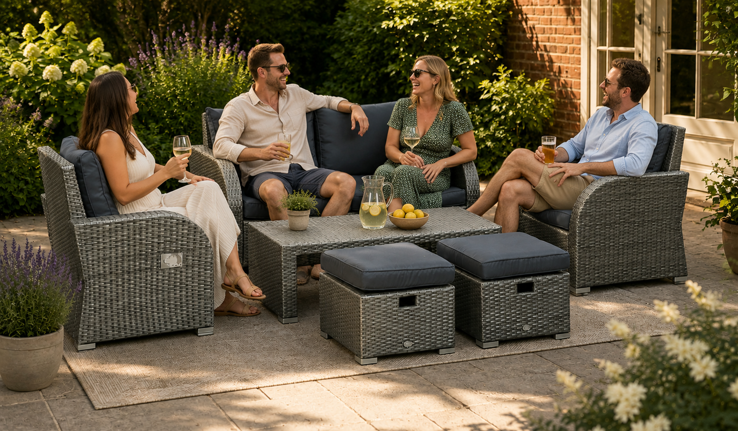 Barcelona Rattan Lounge Set